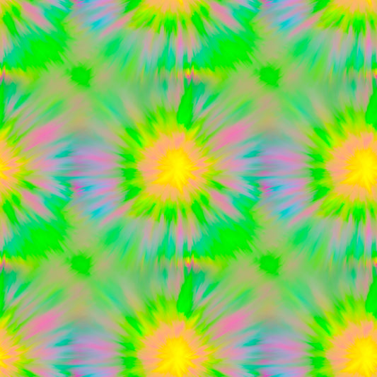 Neon Tie-Dye 12x12 Patterned Vinyl Sheet