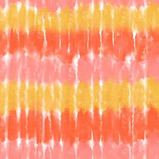 Pink & Orange Tie-Dye 12x12 Patterned Vinyl Sheet