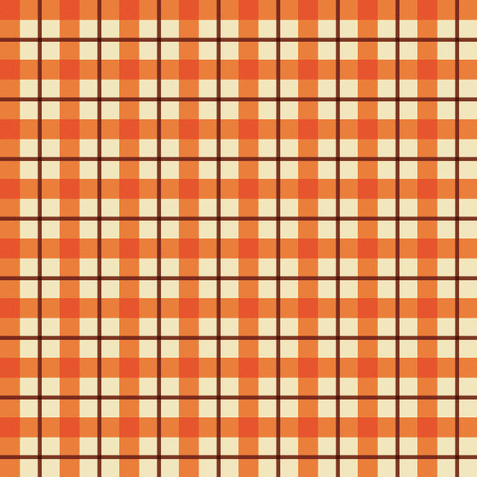 Autumn Plaid 12x12 Patterned Vinyl Sheet