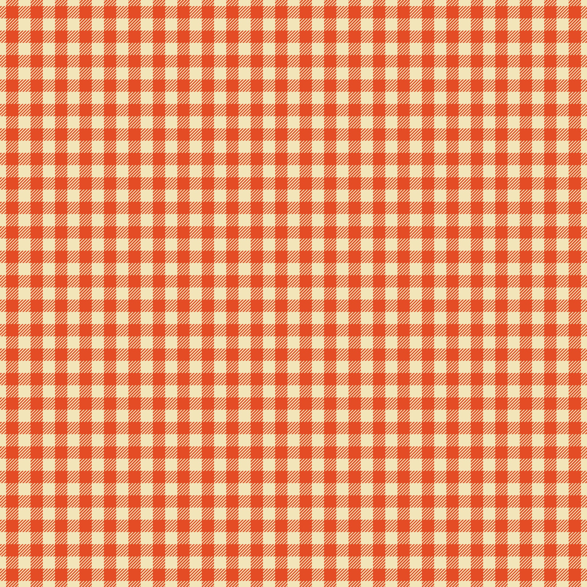 Orange Buffalo Plaid 12x12 Patterned Vinyl Sheet