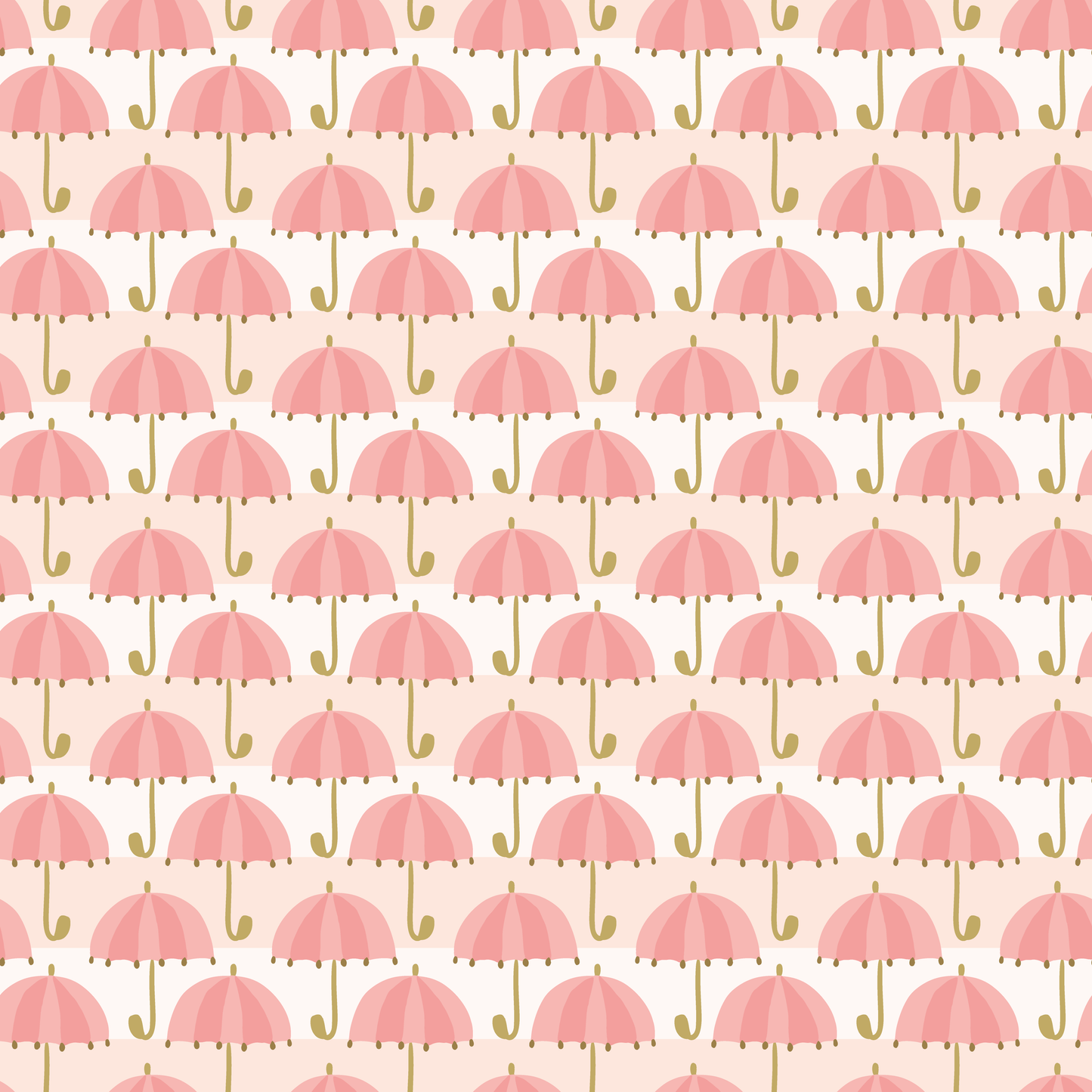 Pink Umbrellas Patterned Vinyl Sheet