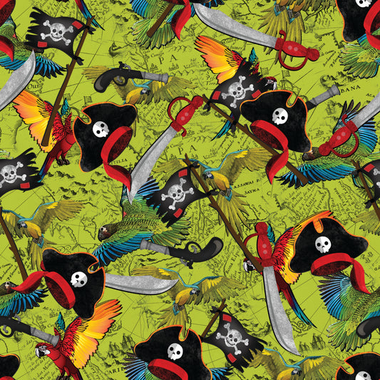 Pirate Essentials 12x12 Patterned Vinyl Sheet