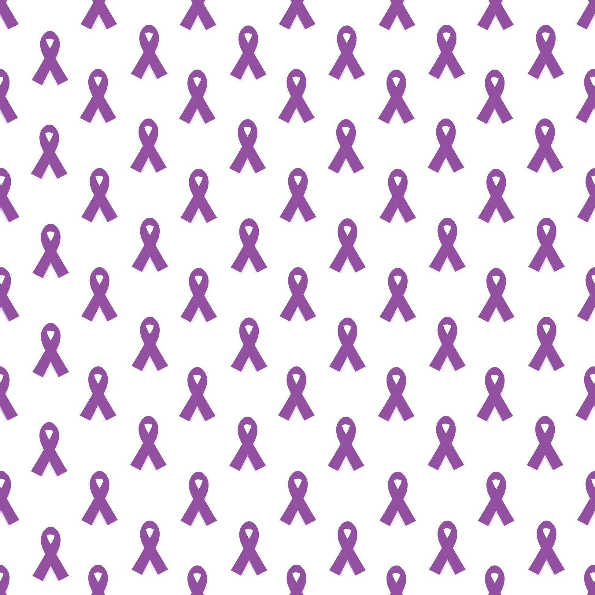 Purple Awareness Ribbons 12x12 Patterned Vinyl Sheet