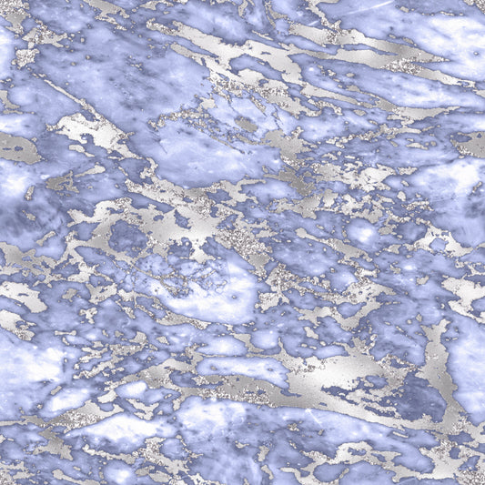 Purple Ice & Silver Marble Patterned Vinyl Sheet