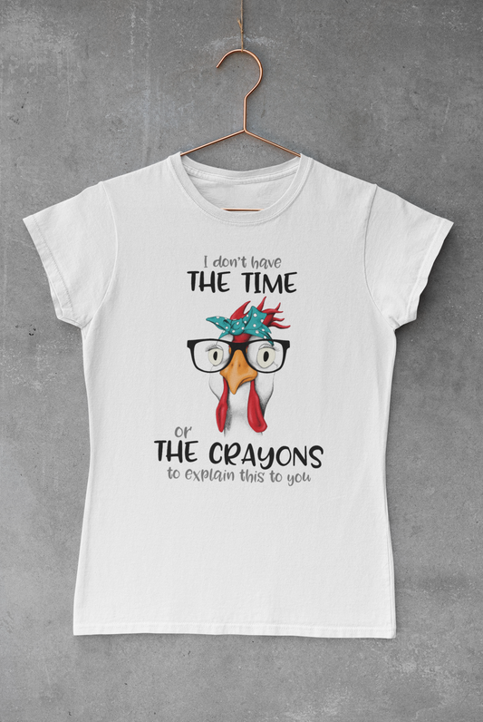 Sarcastic Chicken Sublimation Transfer