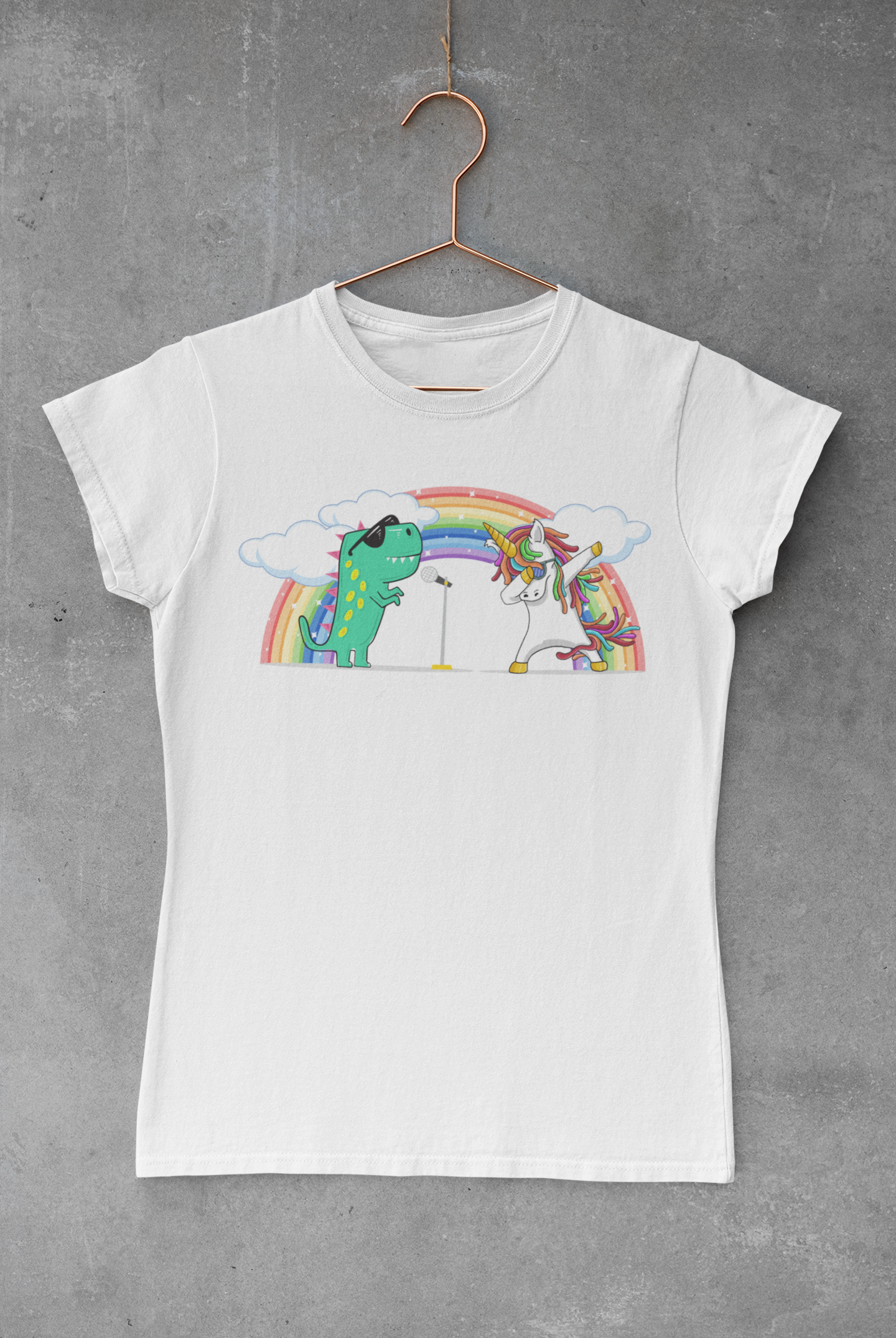 Dancing Dino and Unicorn Sublimation Transfer