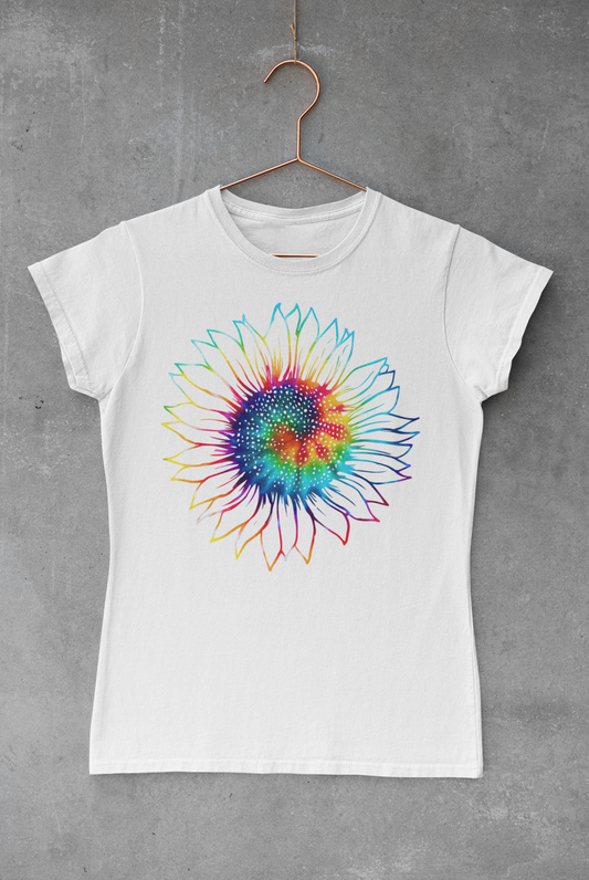 Tie-Dye Sunflower Sublimation Transfer