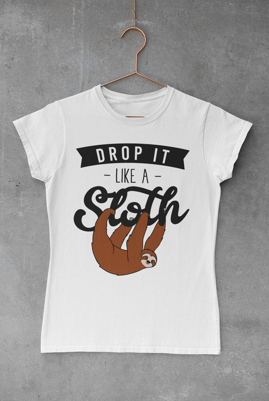 Drop it Like a Sloth Sublimation Transfer