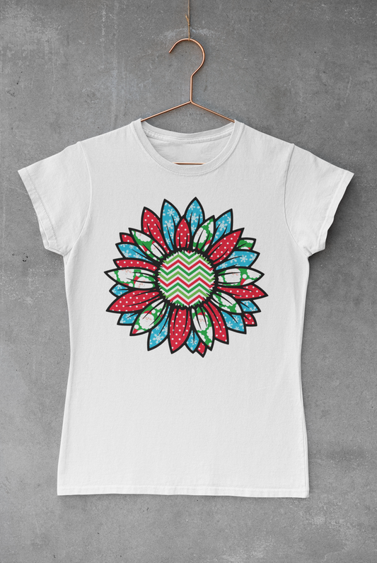 Christmas Sunflower Sublimation Transfer