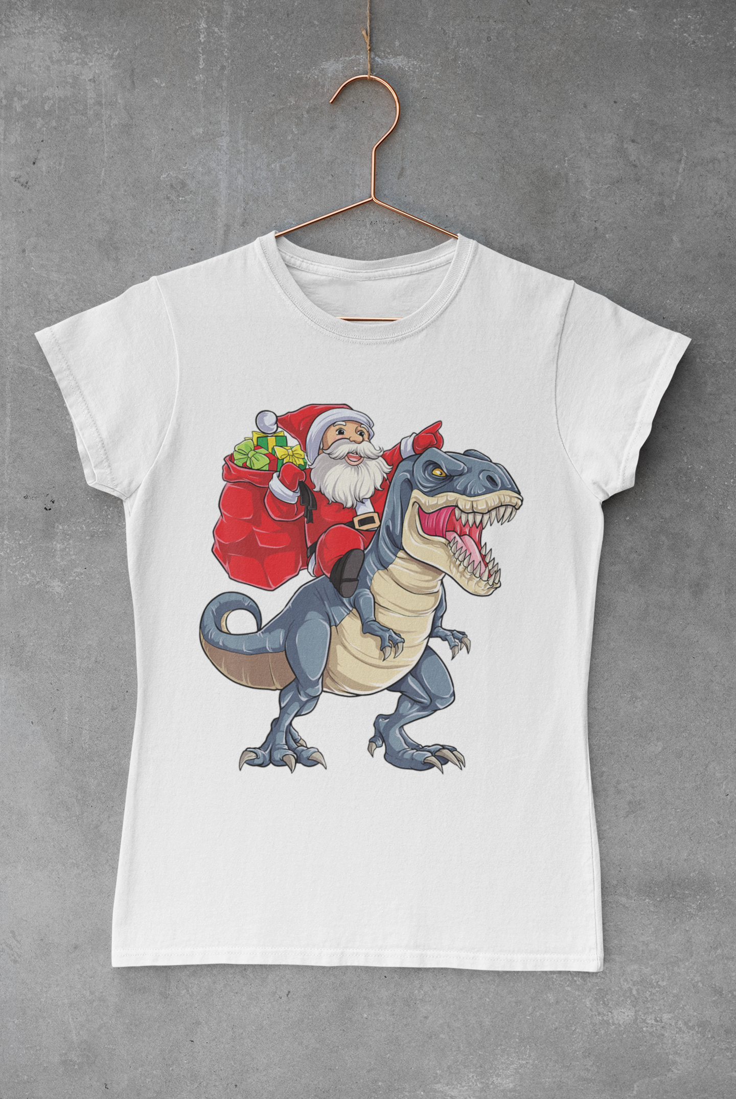 Dino Santa Sublimation Transfer