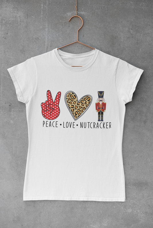 Peace Love Nutcracker Sublimation Transfer