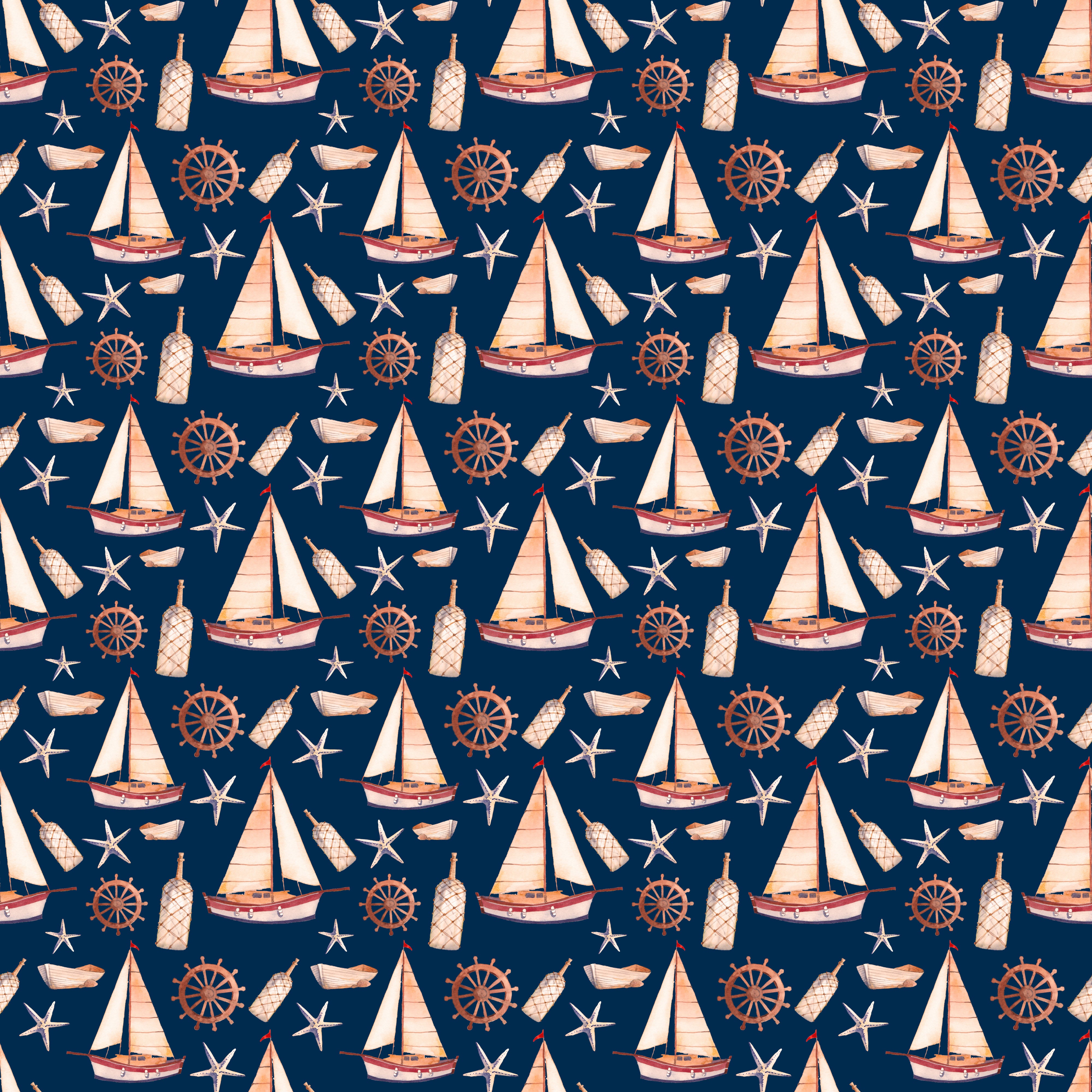 Sailing Ships 12x12 Patterned Vinyl Sheet – iCraftVinyl