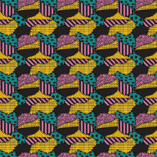Sally's Dress 12x12 Patterned Vinyl Sheet
