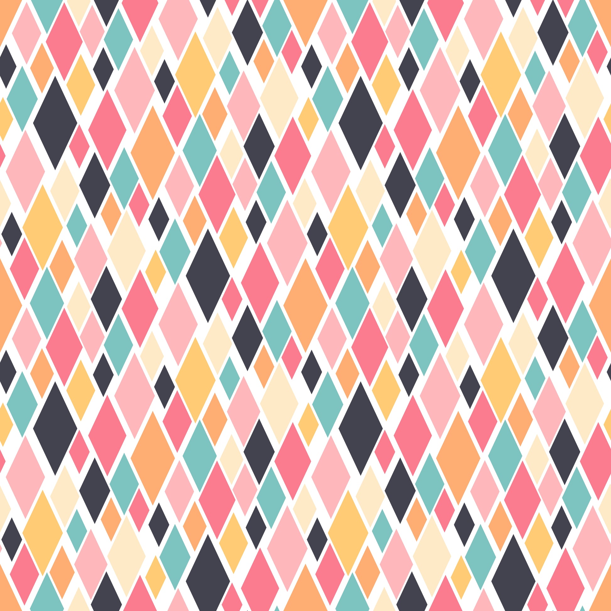 Retro Diamonds 12x12 Patterned Vinyl Sheet