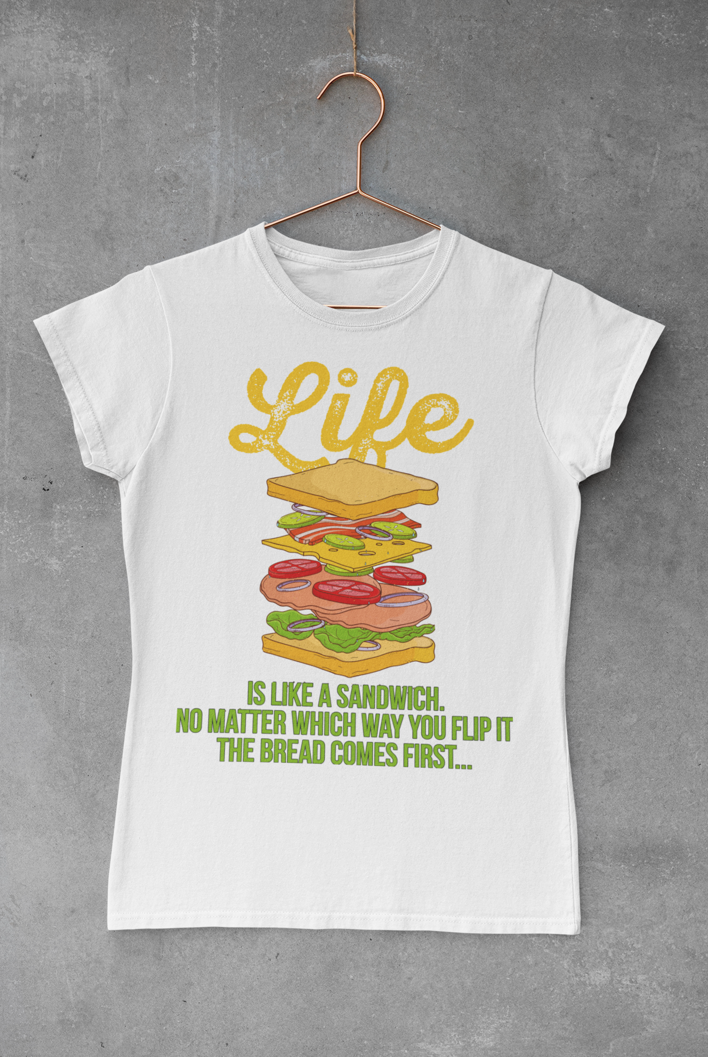 Bread Comes First Sublimation Transfer