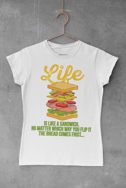 Bread Comes First Sublimation Transfer