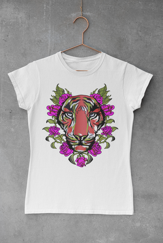 Tiger Rose Sublimation Transfer