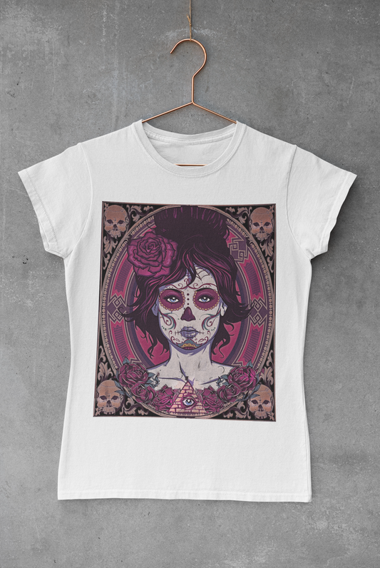Zombie Woman T Shirt Sublimation Transfer