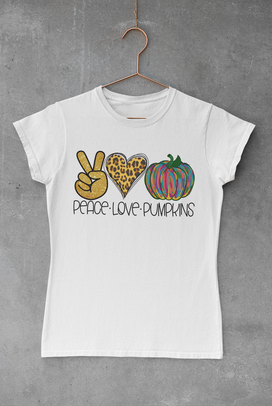 Peace Love Pumpkin Sublimation Transfer
