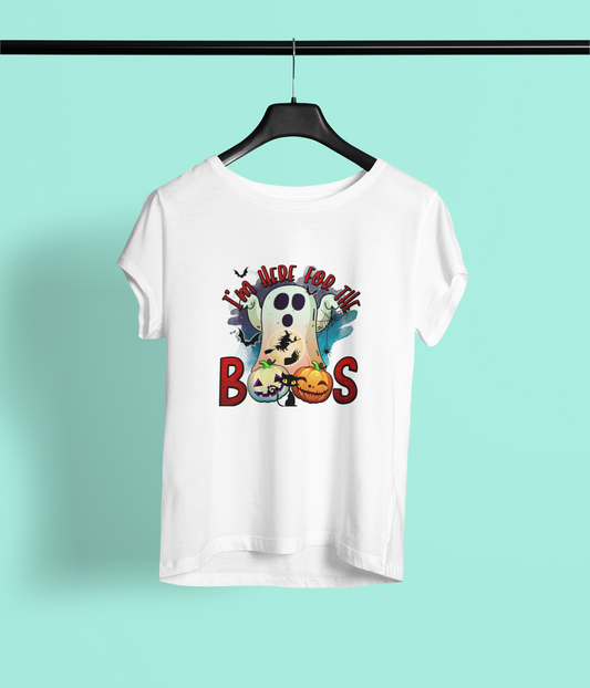 Here for the Boo Sublimation Transfer (Youth Size)