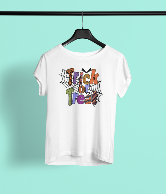 Trick or Treat Web Sublimation Transfer (Youth Size)
