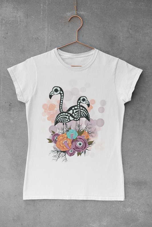 Flamingo Skeleton Sublimation Transfer