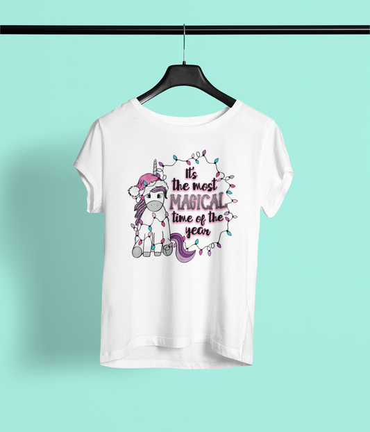 Christmas Unicorn Sublimation Transfer (youth size)
