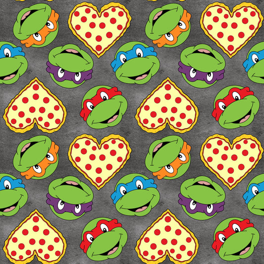 TMNT Valentine's Day 12x12 Patterned Vinyl Sheet