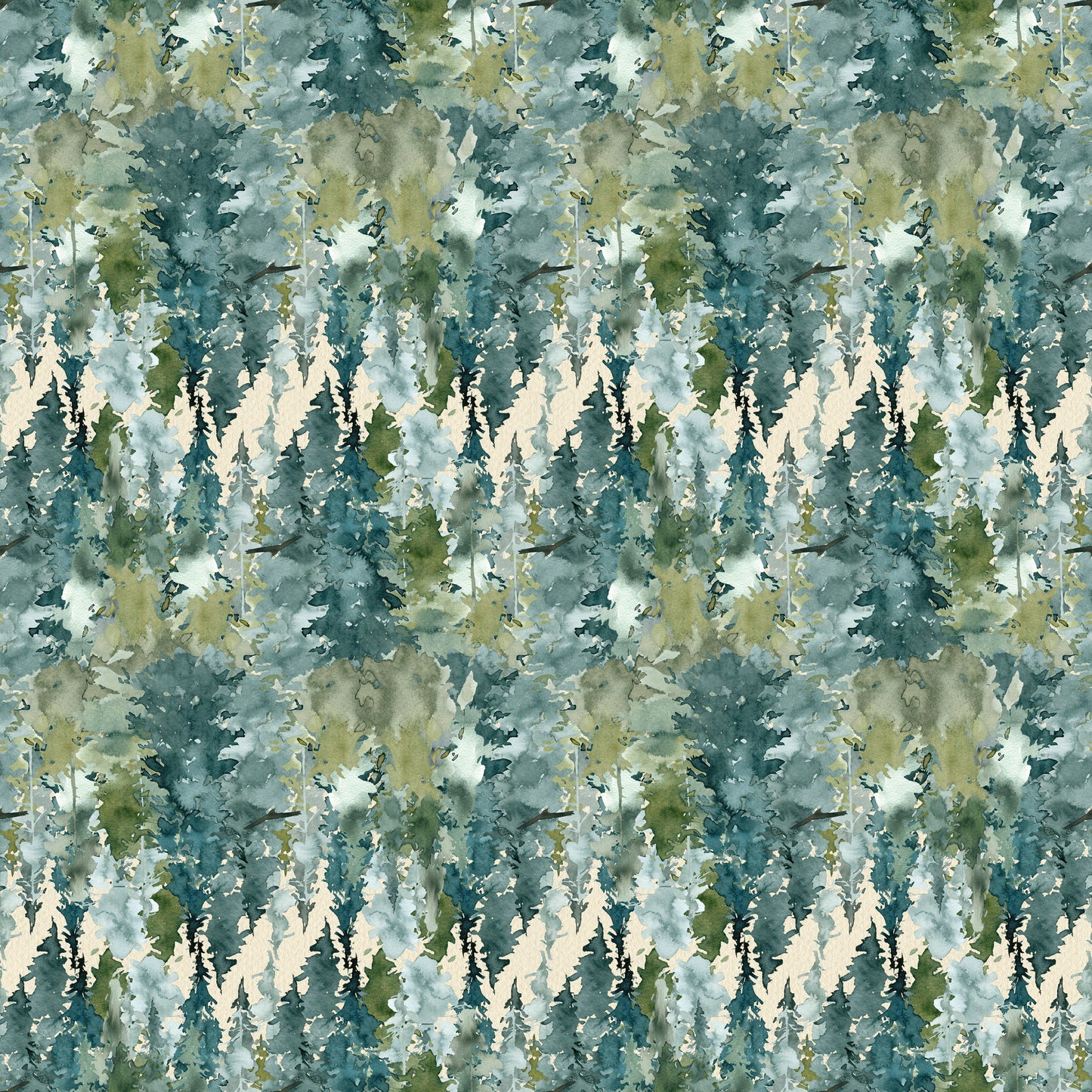 Watercolor Forest 12x12 Patterned Vinyl Sheet