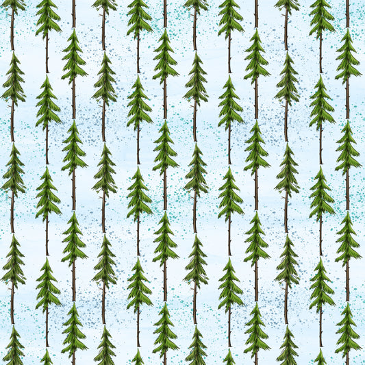 Winter Trees 12x12 Patterned Vinyl Sheet