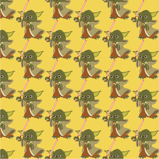 Yoda 12x12 Patterned Vinyl Sheet