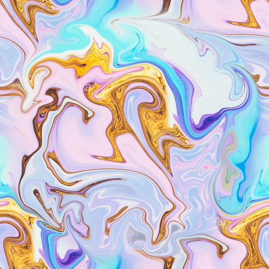 Abstract Geode Gold Swirl 12x12 Patterned Vinyl Sheet