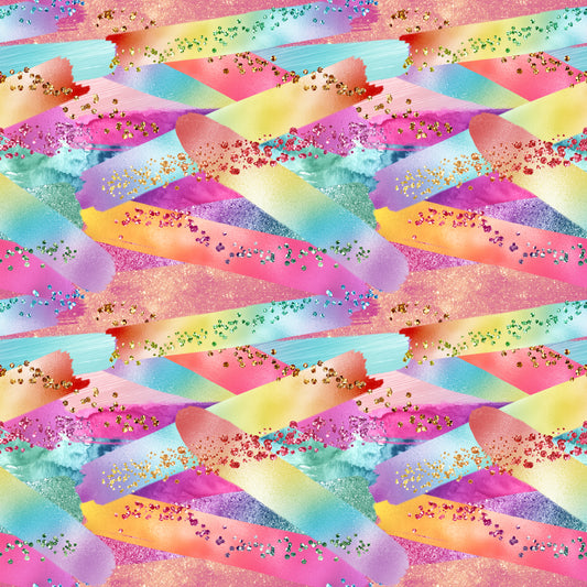 Abstract Glitter Stripes 12x12 Patterned Vinyl Sheet