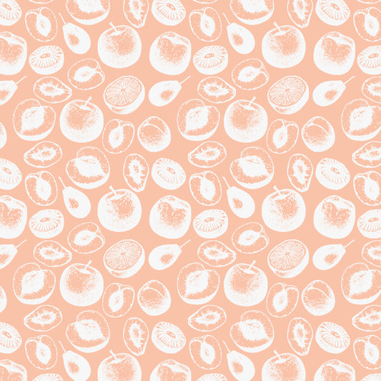 All Types of Fruit Abstract 12x12 Patterned Vinyl Sheet