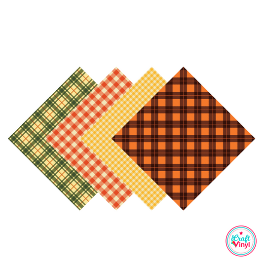 Autumn Plaid HTV Pack