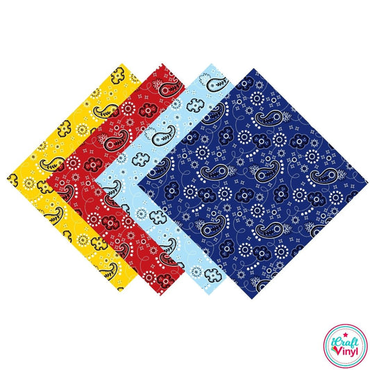 Bandana Patterned HTV Pack