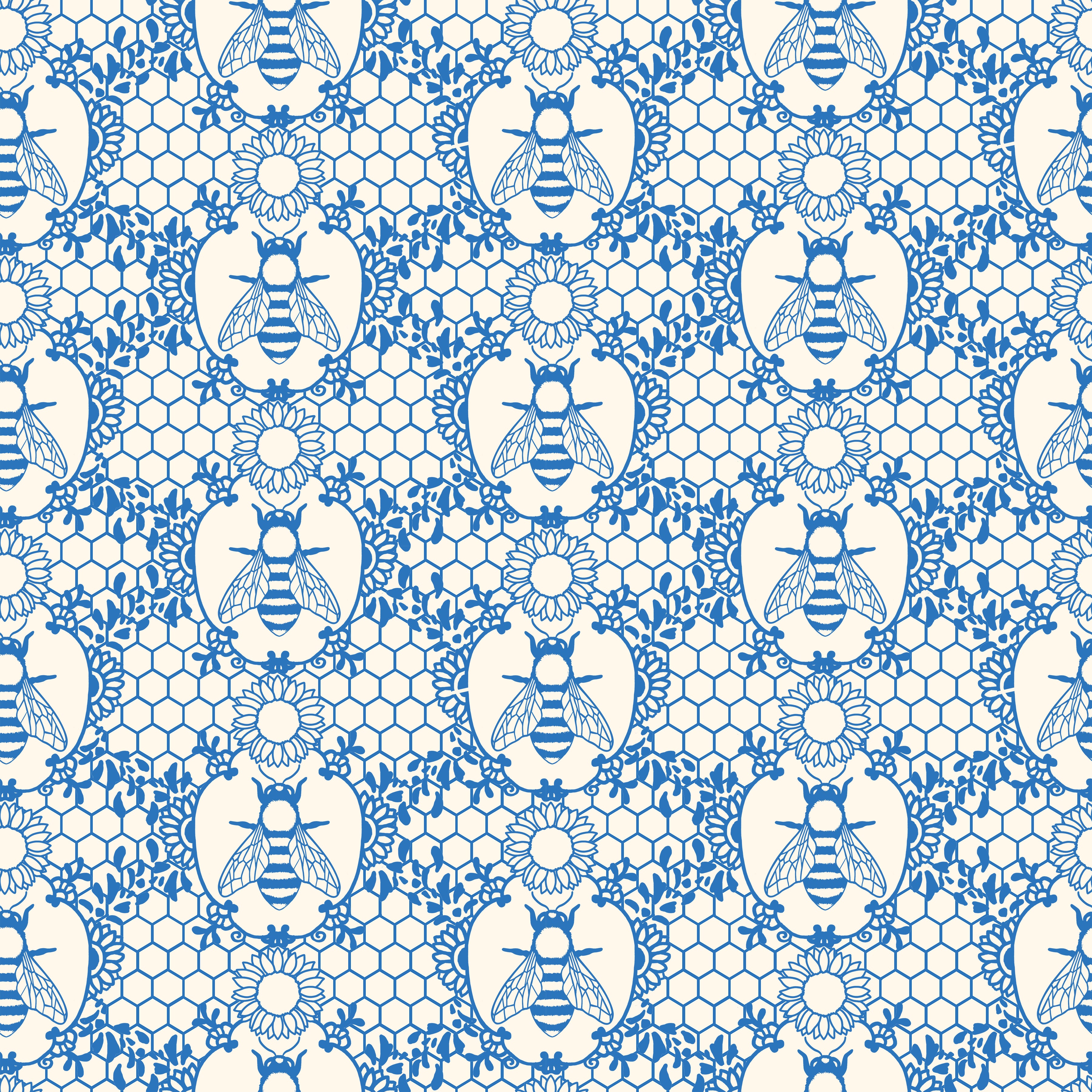 Bee China Pattern 12x12 Patterned Vinyl Sheet – iCraft Transfers