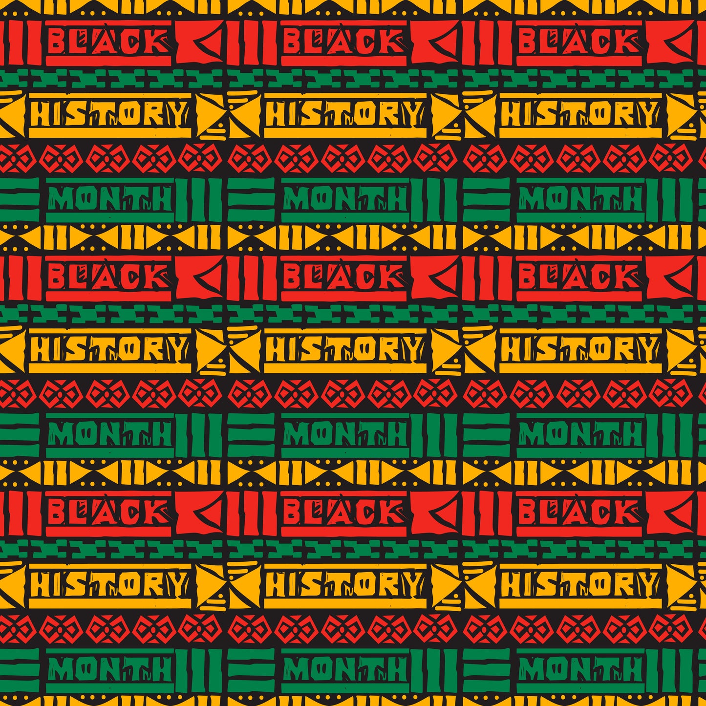 Black History Month 12x12 Patterned Vinyl Sheet