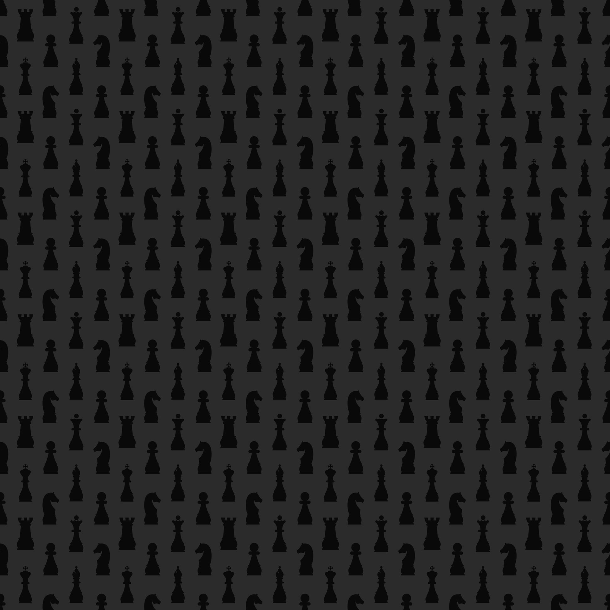 Black Chess Pieces 12x12 Patterned Vinyl Sheet