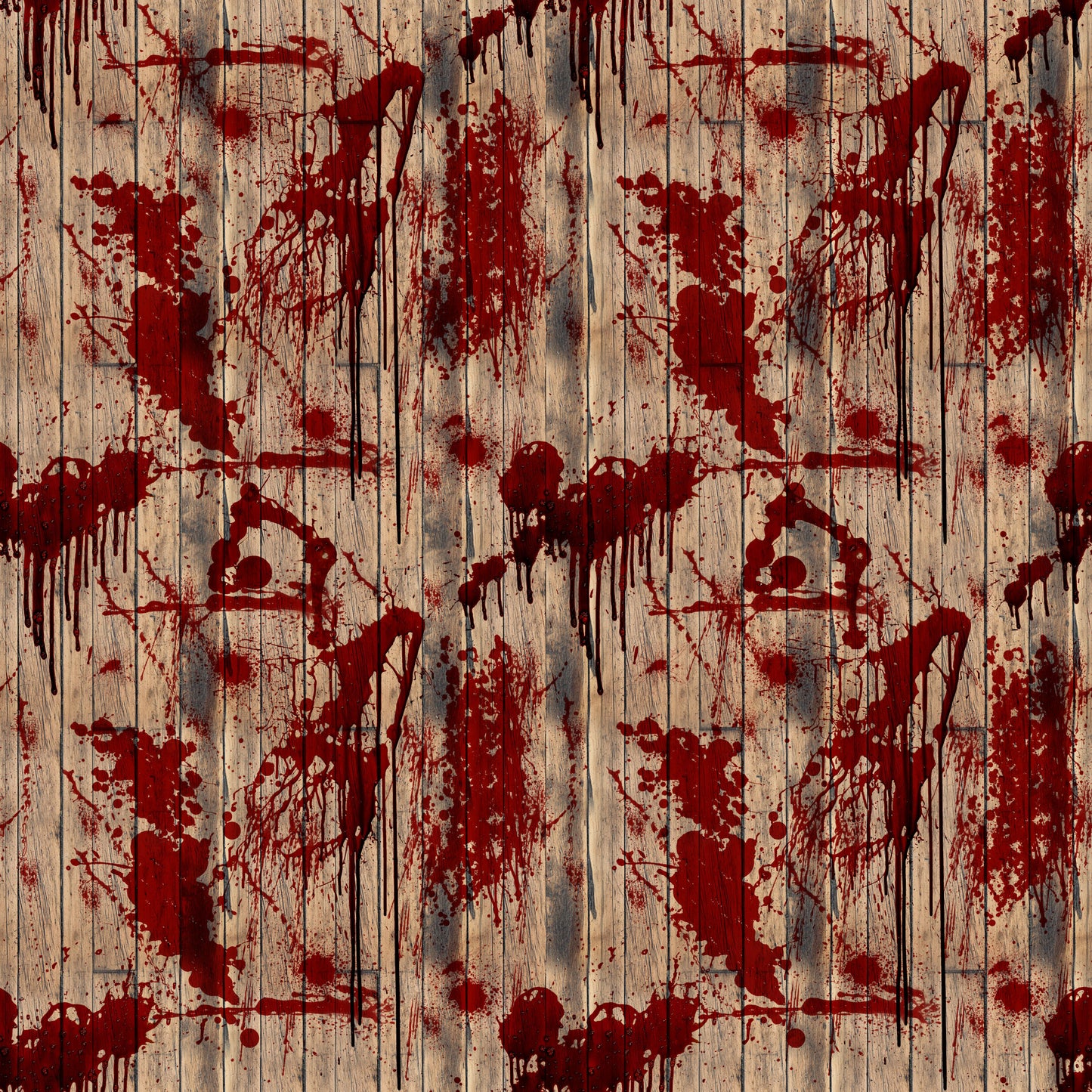 Blood Splatter on Wood 12x12 Patterned Vinyl Sheet