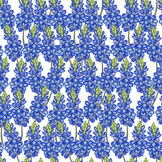 Bluebonnets 12x12 Patterned Vinyl Sheet