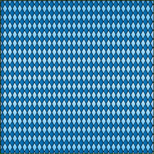 Blue Diamond Stained Glass 12x12 Patterned Vinyl Sheet