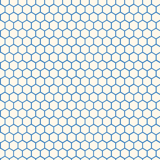Blue Honeycomb 12x12 Patterned Vinyl Sheet