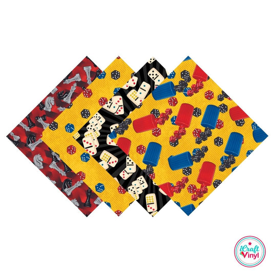 Classic Board Games Patterned Vinyl Pack