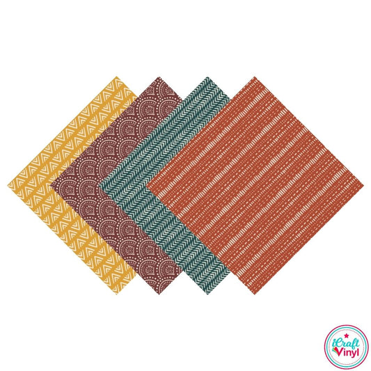 Boho Autumn Patterned Vinyl Pack