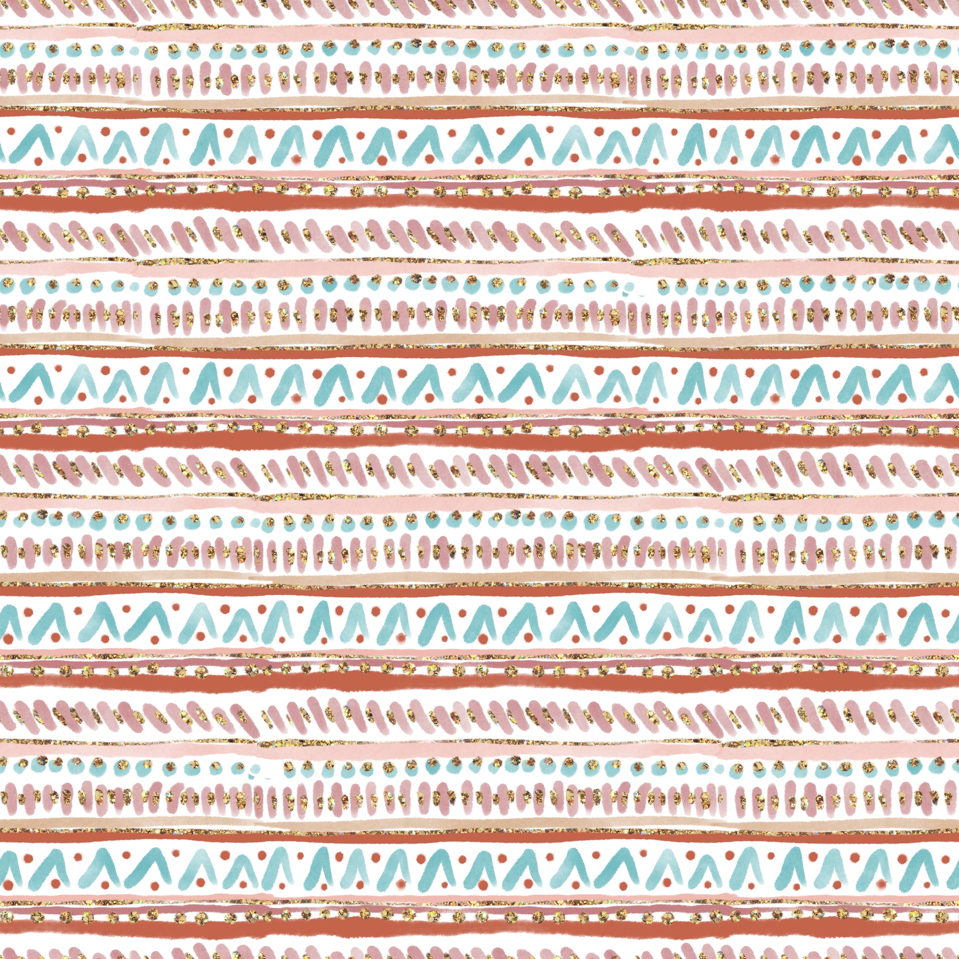 Boho Tribal 12x12 Patterned Vinyl Sheet