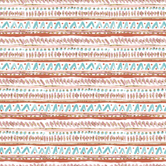 Boho Tribal 12x12 Patterned Vinyl Sheet
