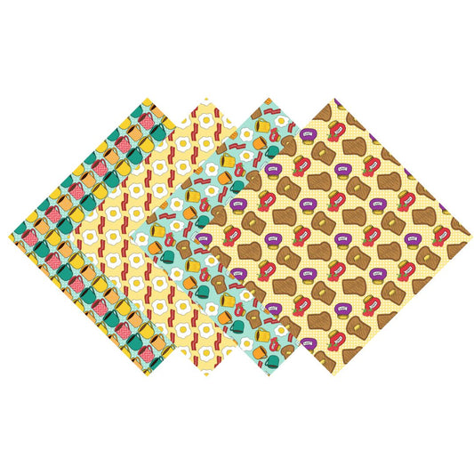 Breakfast Patterned Vinyl Pack