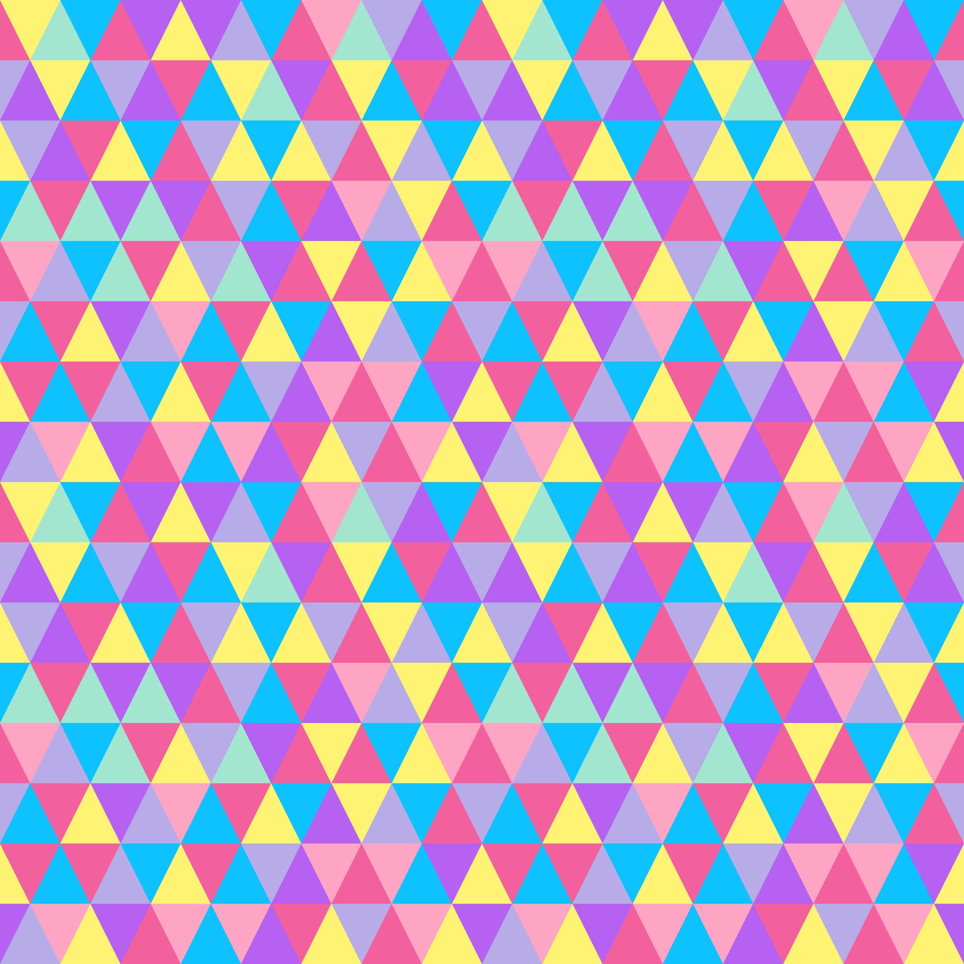Bright Triangles 12x12 Patterned Vinyl Sheet