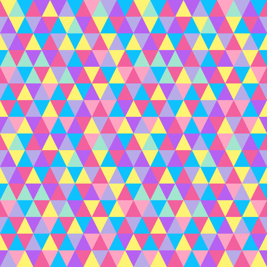 Bright Triangles 12x12 Patterned Vinyl Sheet